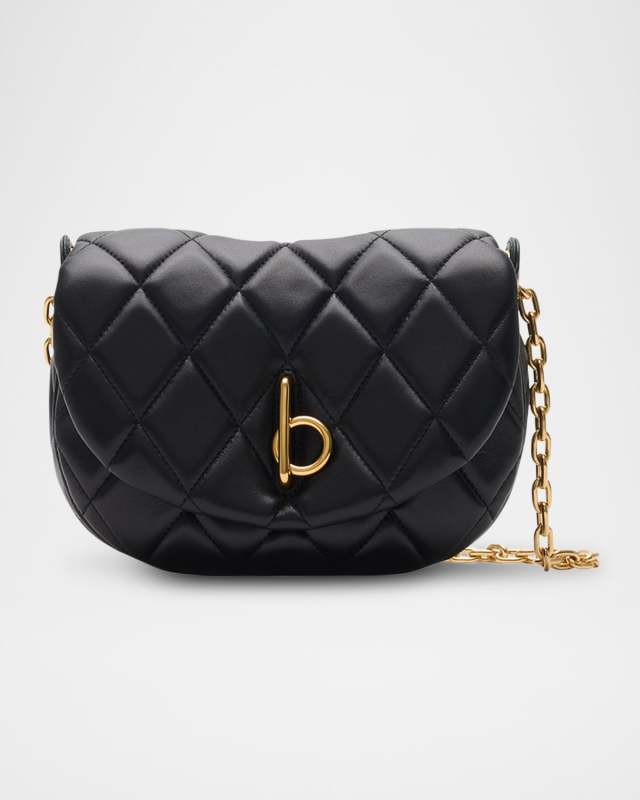 Rocking Medium Quilted Leather Shoulder Bag